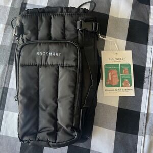 Bagsmart Unisex Expandable Water Bottle Carrier Bag for 32 oz to over 64 oz, Cro